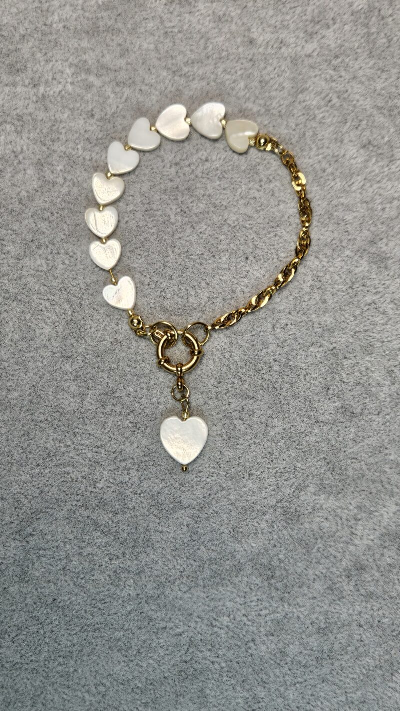 Armband PEARL HEARTS